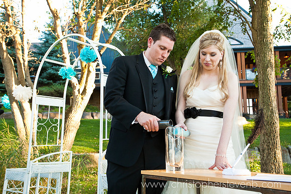 sand ceremony at wedding in Ottawa