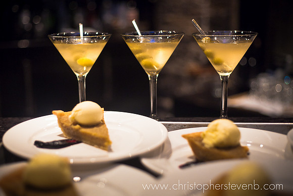 martinis lined up