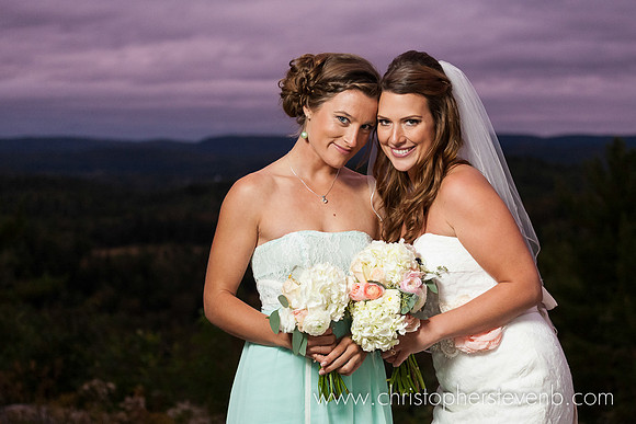 two ladies posing in front of wakefield backdrop